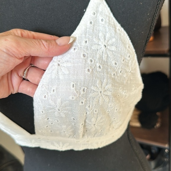 Nwot Style Moon white eyelet bralette - Picture 4 of 4